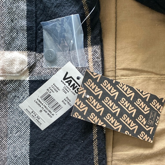 VANS Laura Plaid Shacket S - Picture 3 of 5